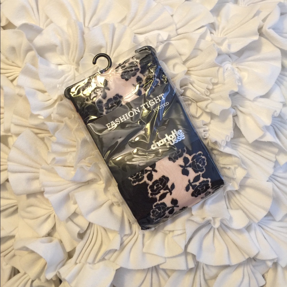 Charlotte Russe Rose Printed Fashion Tight - NWT